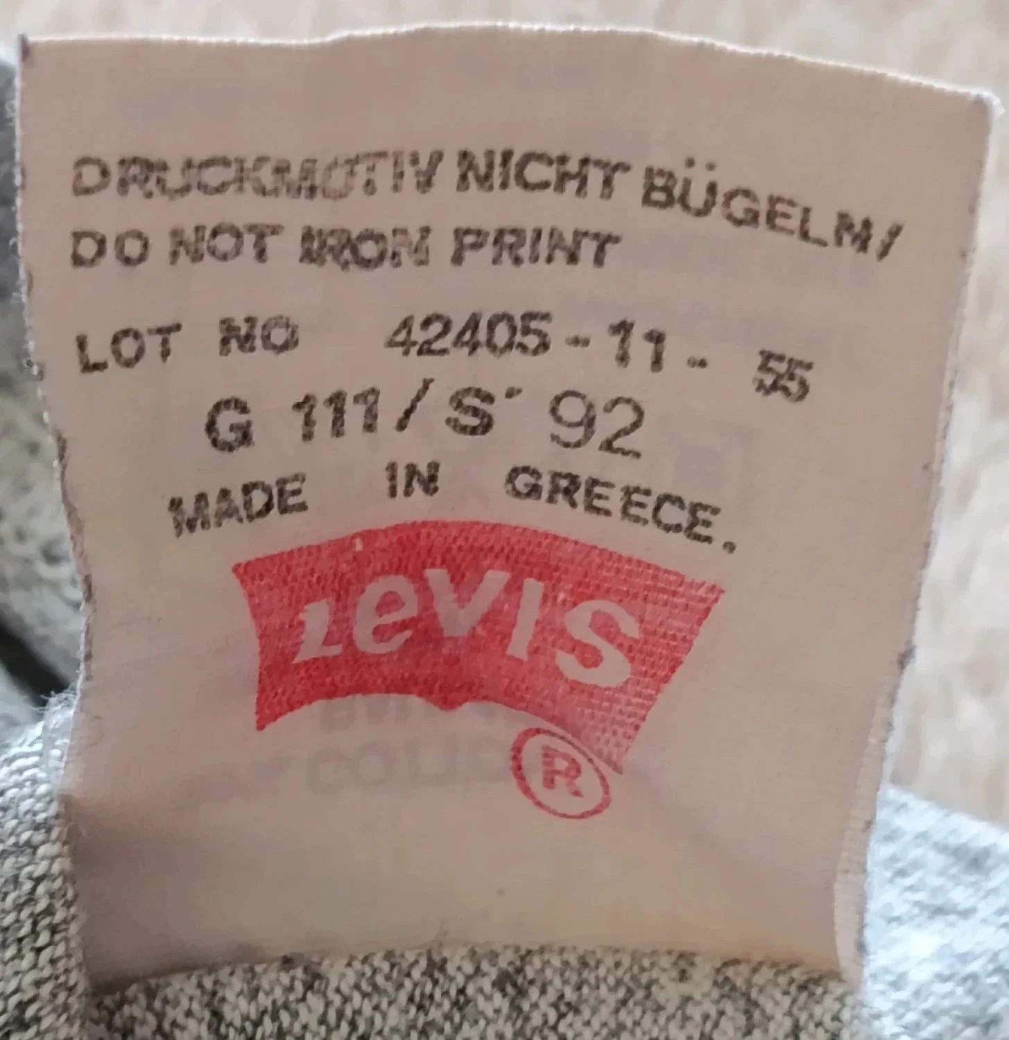 Levi’s Vintage Heather Gray 90s Tank Top Size S – photo 6